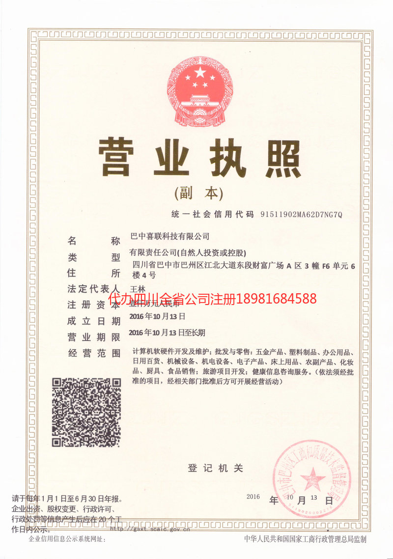 耒阳耒阳喜联科技有限公司