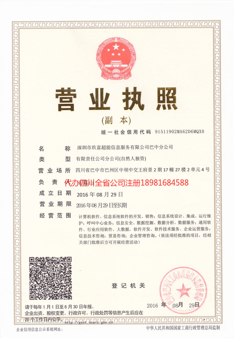 耒阳耒阳玖富超能信息服务有限公司